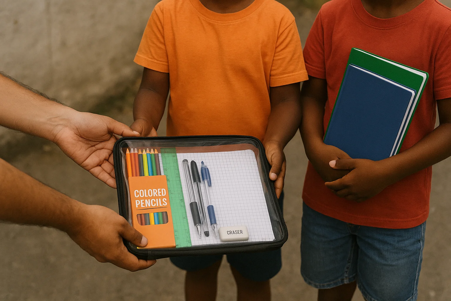 Annual Stationery packs for Sunday School children